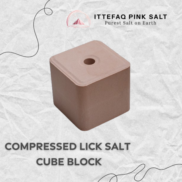 Cube Shape Compressed Lick Salt Block