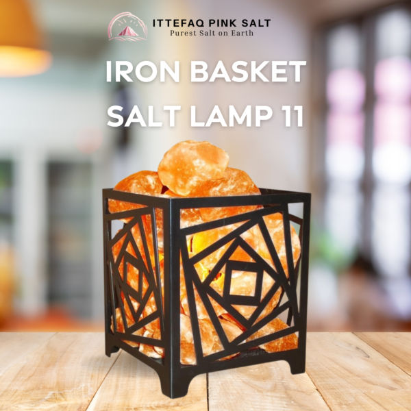 Iron Basket Salt Lamp 11
