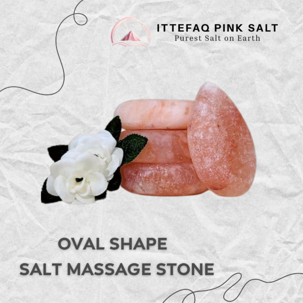 Oval Shape Salt Massage Stone