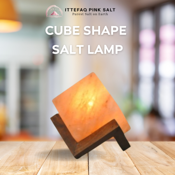 Cube Shape Salt Lamp