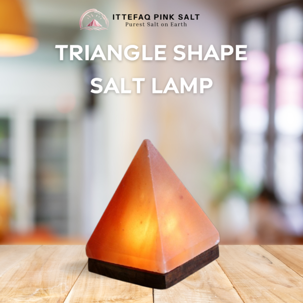 Triangle Shape Salt Lamp